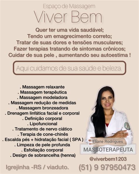 massagem em fortaleza|Espaço Viver Bem 